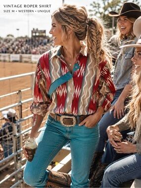 Roper Women’s Retro Button-Up Shirt